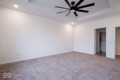 Primary bedroom at 6608 W Shoreline Court, Greenfield, IN