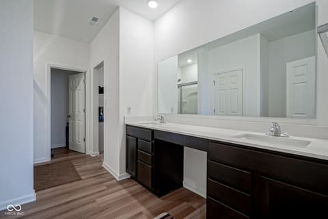 Primary bathroom at 6608 W Shoreline Court, Greenfield, IN