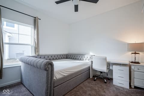 Bedroom at 6608 W Shoreline Court, Greenfield, IN