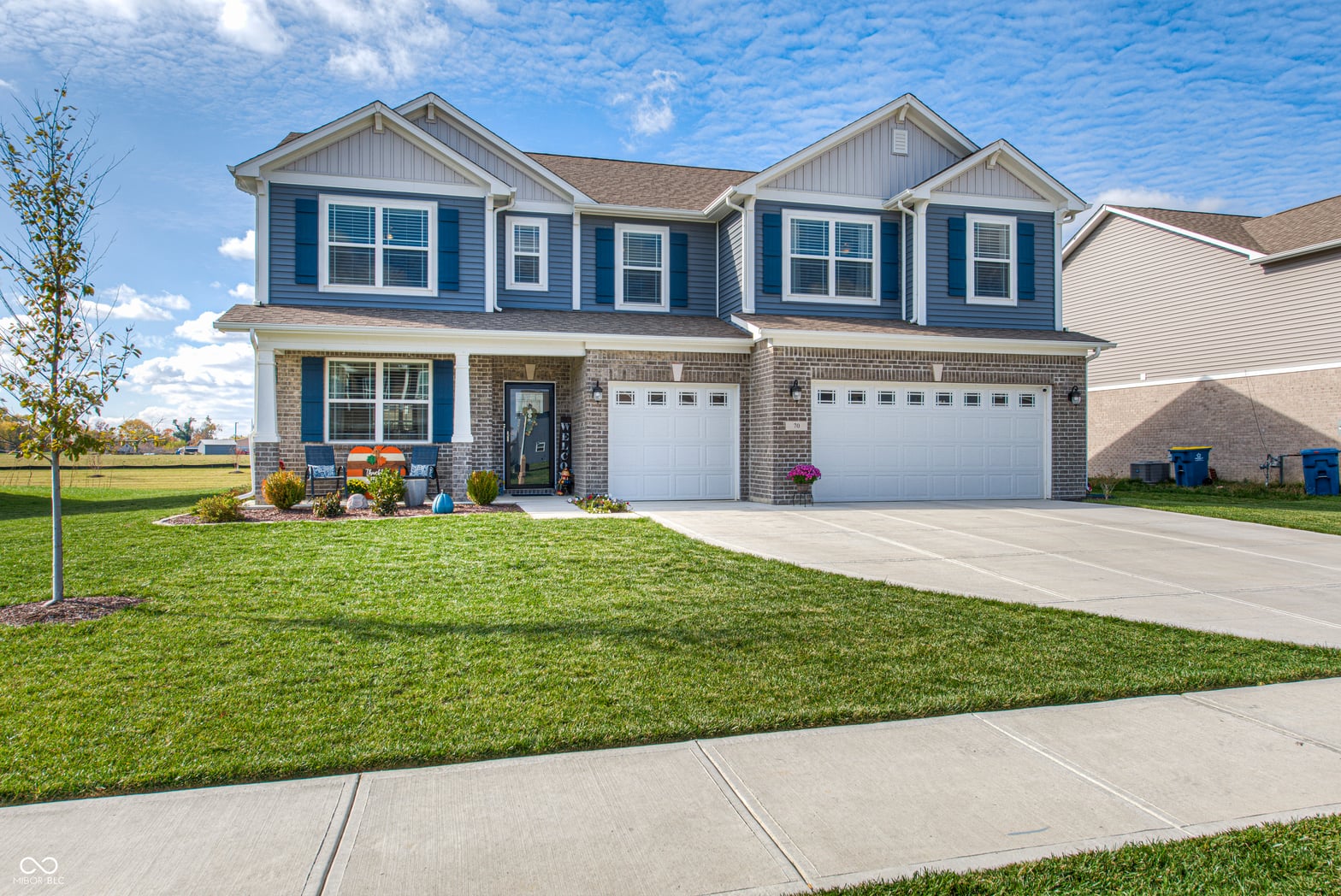 Aerial view at 70 Freeman Street, Whiteland, IN