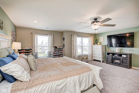 Bedroom at 70 Freeman Street, Whiteland, IN