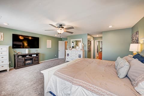 Bedroom at 70 Freeman Street, Whiteland, IN