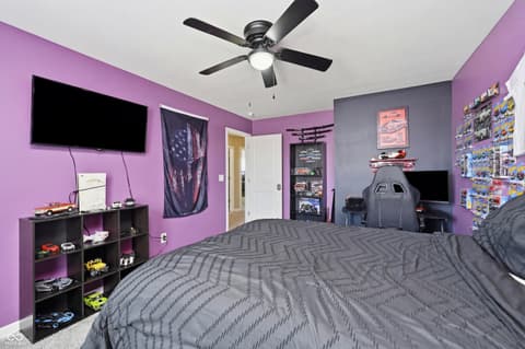 Bedroom at 70 Freeman Street, Whiteland, IN