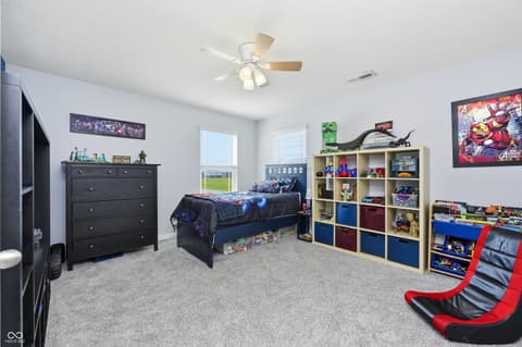 Bedroom at 70 Freeman Street, Whiteland, IN