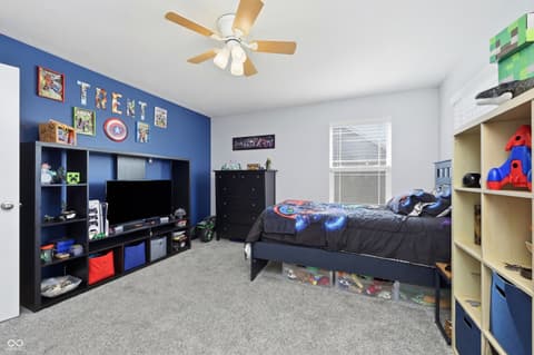 Bedroom at 70 Freeman Street, Whiteland, IN