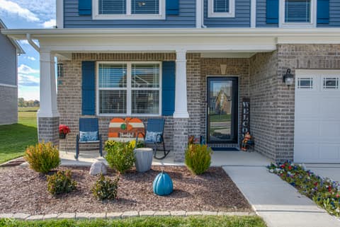Front exterior at 70 Freeman Street, Whiteland, IN