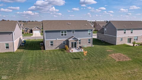 Backyard at 70 Freeman Street, Whiteland, IN