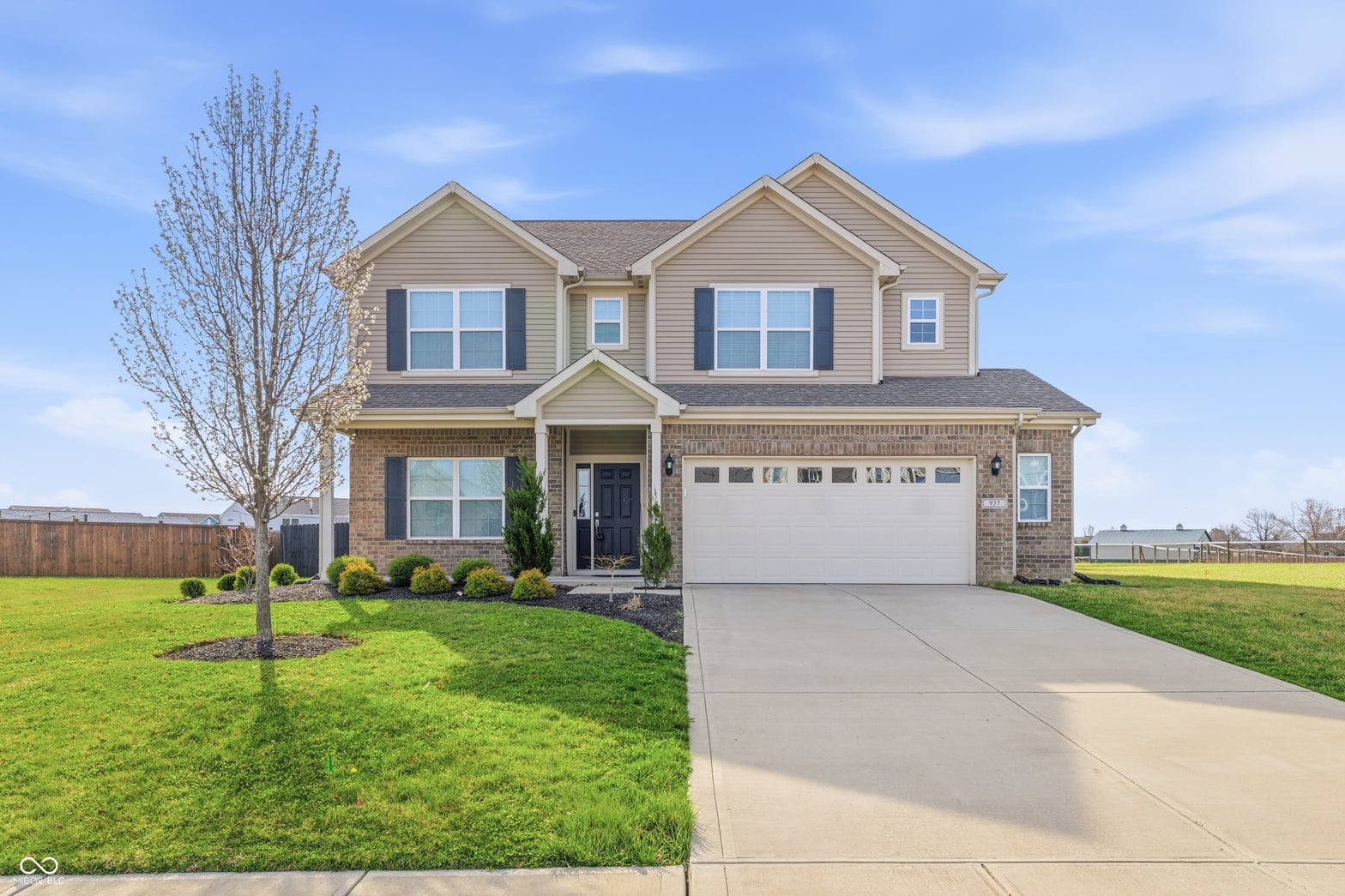 Front exterior at 937 Maple Stone Drive, Greenwood, IN