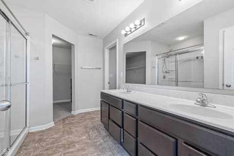 Bathroom at 937 Maple Stone Drive, Greenwood, IN