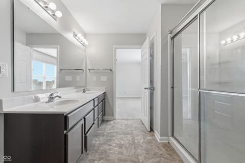 Bathroom at 937 Maple Stone Drive, Greenwood, IN