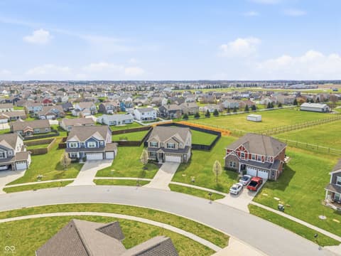 Aerial view at 937 Maple Stone Drive, Greenwood, IN