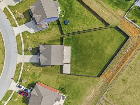 Aerial view at 937 Maple Stone Drive, Greenwood, IN