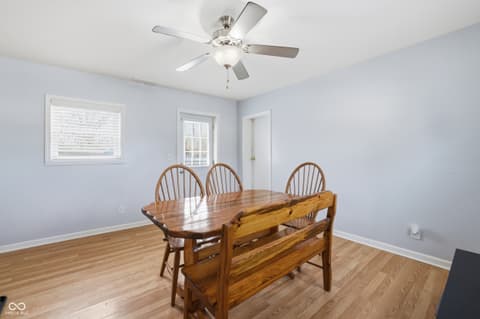 Dining room at 3124 Newhart Street, Indianapolis, IN