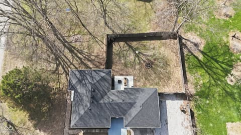 Aerial view at 3124 Newhart Street, Indianapolis, IN