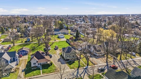 Aerial view at 437 N Conde Street, Tipton, IN