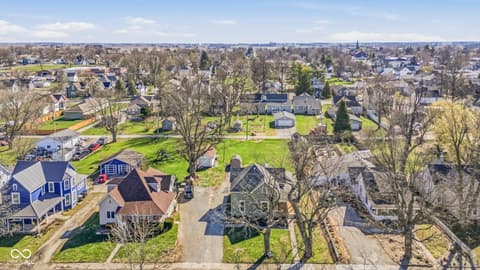 Aerial view at 437 N Conde Street, Tipton, IN