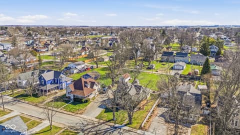 Aerial view at 437 N Conde Street, Tipton, IN