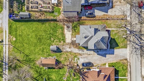 Aerial view at 437 N Conde Street, Tipton, IN