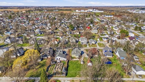Aerial view at 437 N Conde Street, Tipton, IN