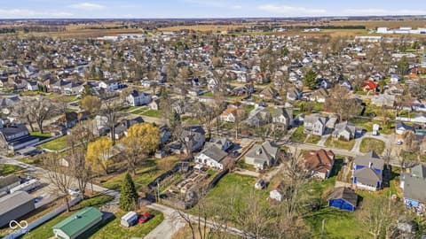 Aerial view at 437 N Conde Street, Tipton, IN