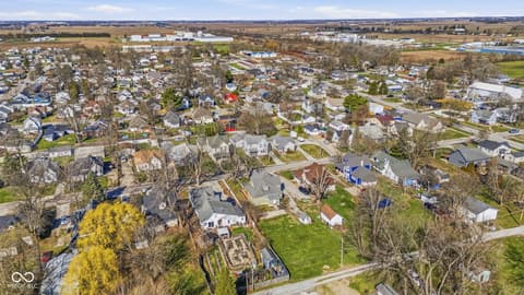 Aerial view at 437 N Conde Street, Tipton, IN