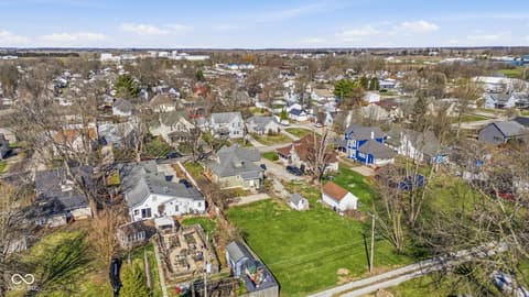 Aerial view at 437 N Conde Street, Tipton, IN