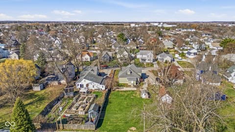 Aerial view at 437 N Conde Street, Tipton, IN