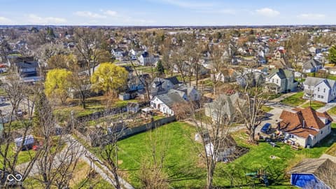 Aerial view at 437 N Conde Street, Tipton, IN