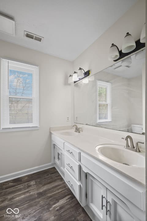 Bathroom at 3616 Eagle Valley Court, Greenwood, IN