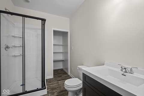 Bathroom at 3616 Eagle Valley Court, Greenwood, IN