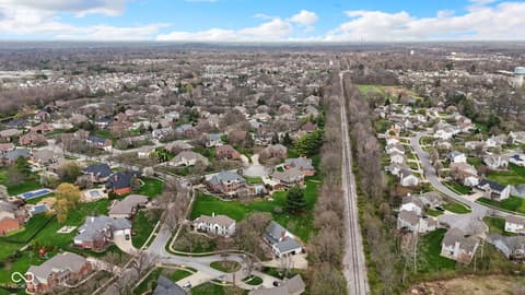 Aerial view at 3616 Eagle Valley Court, Greenwood, IN