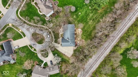 Aerial view at 3616 Eagle Valley Court, Greenwood, IN