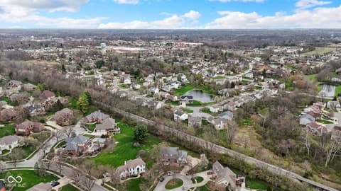 Aerial view at 3616 Eagle Valley Court, Greenwood, IN