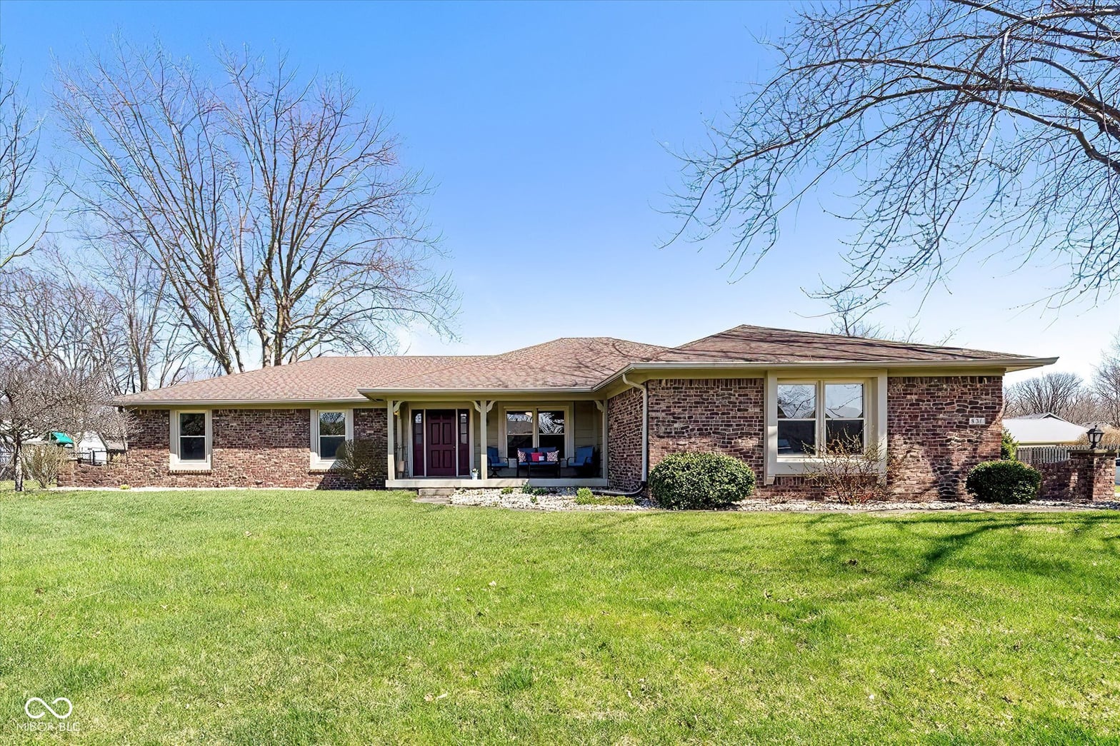 Front exterior at 8311 Chateaugay Drive, Indianapolis, IN