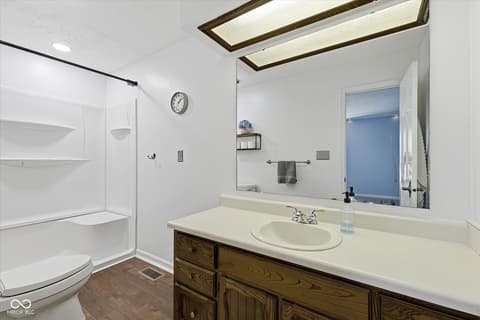 Bathroom at 8311 Chateaugay Drive, Indianapolis, IN