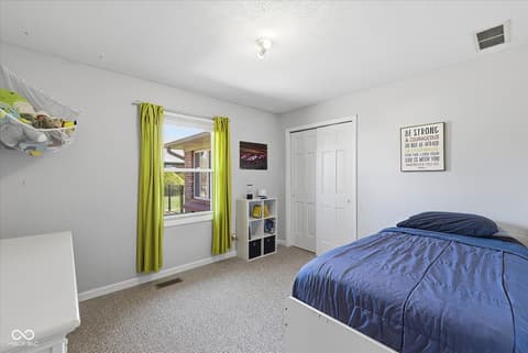 Bedroom at 8311 Chateaugay Drive, Indianapolis, IN
