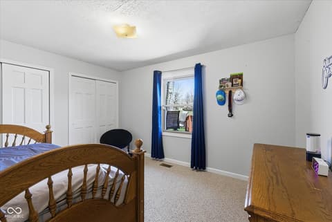 Bedroom at 8311 Chateaugay Drive, Indianapolis, IN