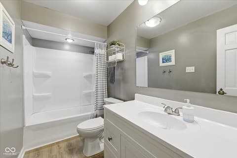 Bathroom at 8311 Chateaugay Drive, Indianapolis, IN