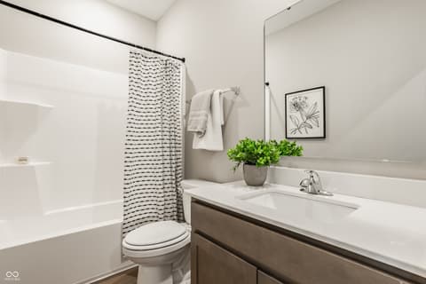 Bathroom at 6042 Whitney Street, Thorntown, IN
