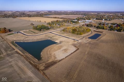 Aerial view at 6042 Whitney Street, Thorntown, IN