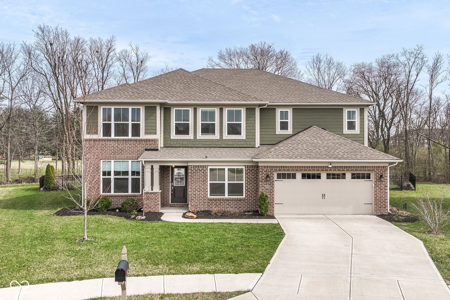 Front exterior at 6684 Collisi Place, Brownsburg, IN