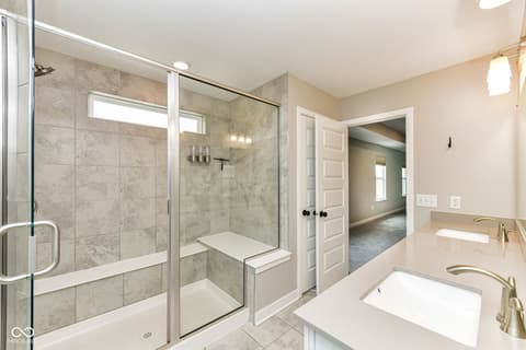 Bathroom at 6684 Collisi Place, Brownsburg, IN