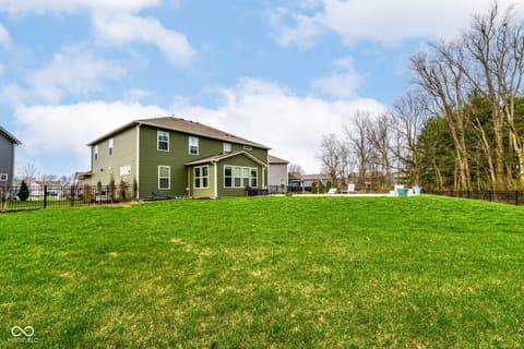 Backyard at 6684 Collisi Place, Brownsburg, IN
