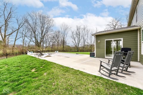 Outdoor living area at 6684 Collisi Place, Brownsburg, IN