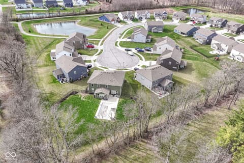 Aerial view at 6684 Collisi Place, Brownsburg, IN