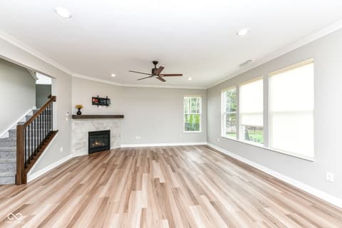 Living room at 6684 Collisi Place, Brownsburg, IN