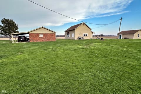 Yard at 7466 S State Road 75, Coatesville, IN