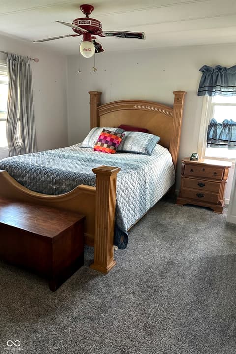 Bedroom at 7466 S State Road 75, Coatesville, IN