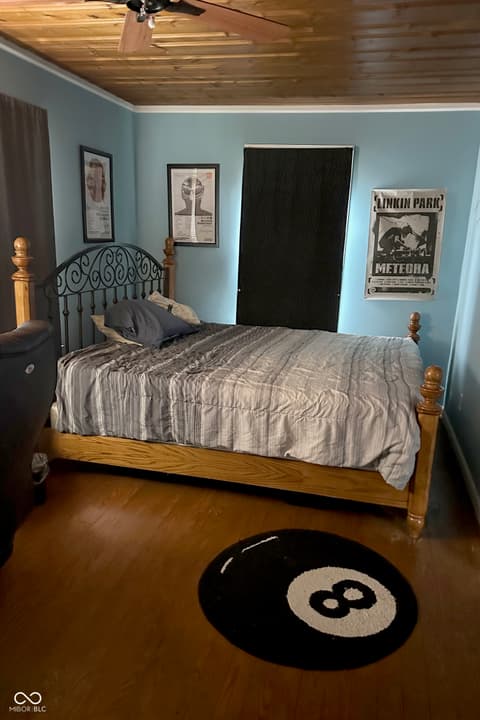 Bedroom at 7466 S State Road 75, Coatesville, IN