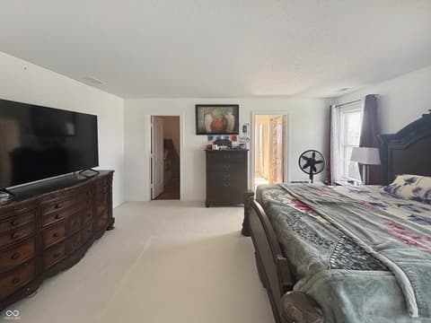 Primary bedroom at 1678 Juniper Lane, Greenwood, IN